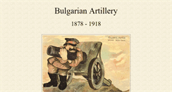 Desktop Screenshot of bulgarianartillery.it